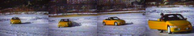 雪壁ターン連続写真!!